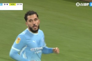 曼城2-0領先！布阿迪直塞送助攻，謝爾基單刀打門得手！